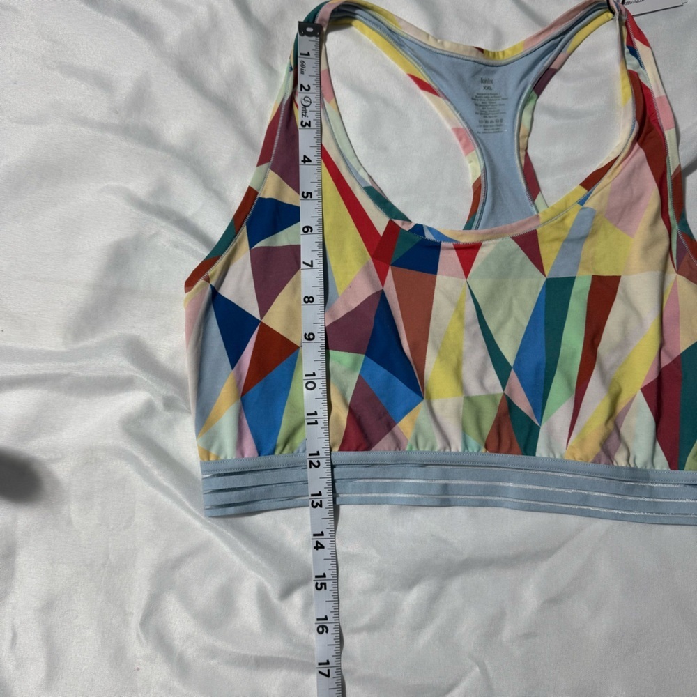 NWT Knix Model Lounge Bra – XXL – Love Triangle Print – Pull-On Comfort - Picture 12 of 12